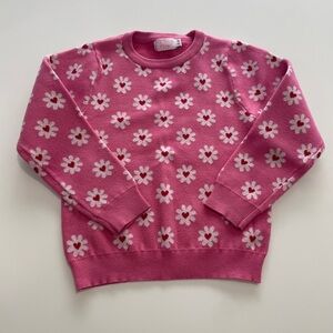 Girl’s Mila & Rose Floral Sweater - b4
